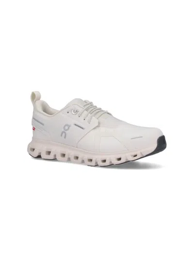 On Pearl Cream White Textile Cloud 6 Wp Sneakers In White