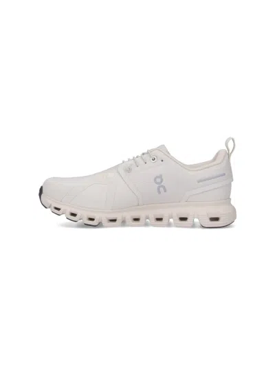 On Pearl Cream White Textile Cloud 6 Wp Sneakers In White