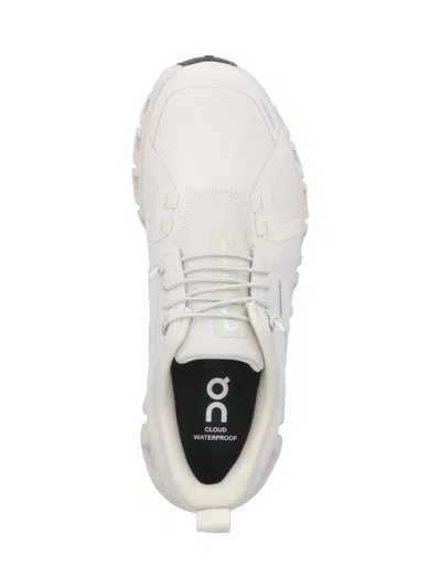 On Pearl Cream White Textile Cloud 6 Wp Sneakers In White