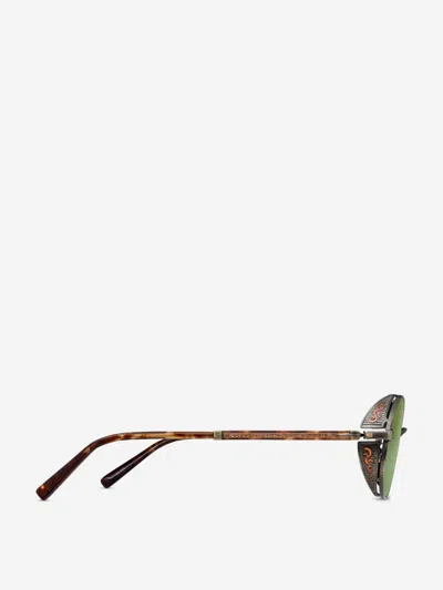 Matsuda Oval Sunglasses In Green