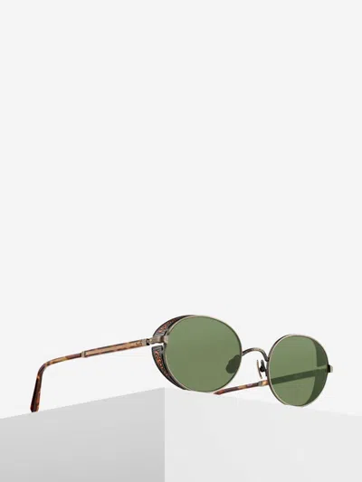 Matsuda Oval Sunglasses In Green