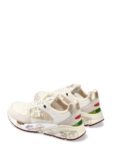 Premiata Sneakers Bianco In Gray