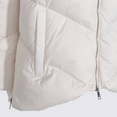 Add White Down Jacket In White
