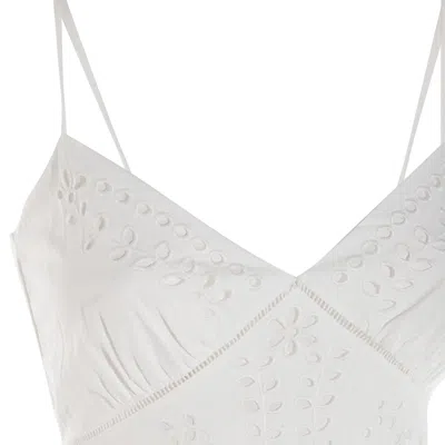 Self-portrait Dresses In White