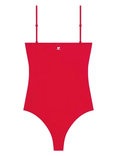 Courrèges Heritage Swimsuit In Red