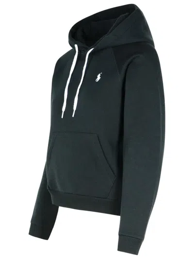 Polo Ralph Lauren Cotton-blend Classic Pony Hoodie In Black