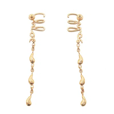 Chloé Iconic Dangling Earrings For Pierced Ears In Gold