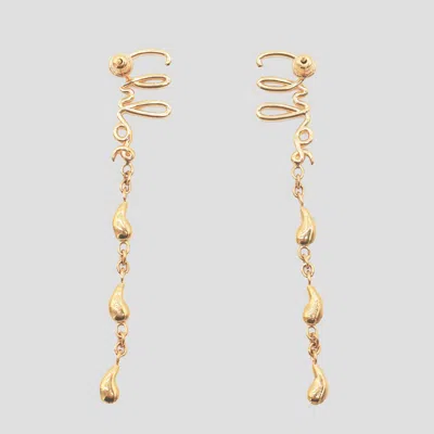 Chloé Iconic Dangling Earrings For Pierced Ears In Gold