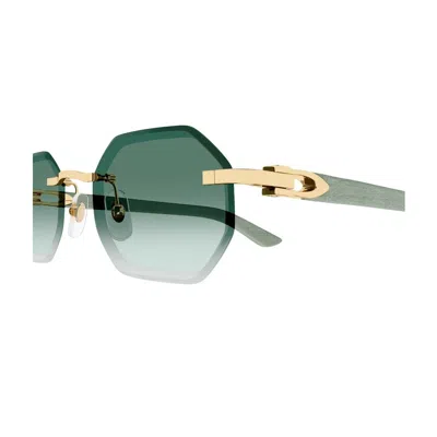 Cartier Ct0439s Décor C Allongé De Sunglasses In Multi