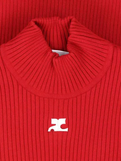 Courrèges Sweaters In Red