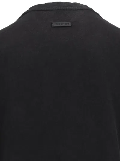 Fear Of God Graphic Print Short Sleeve T-shirt In Black