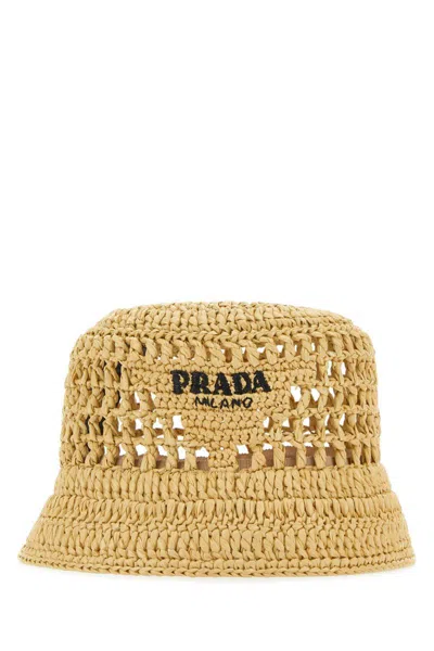 Prada Hats And Headbands In Brown