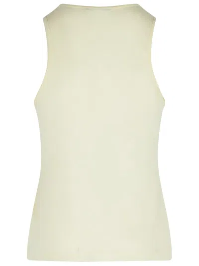 Loulou De Saison Ivory Wool Blend Tank Top In Neutral