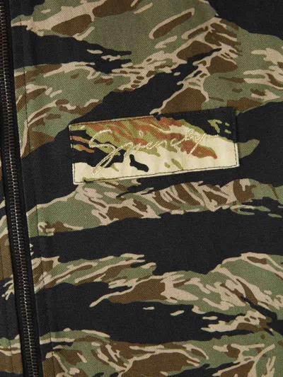 Givenchy Multicolour Hooded Zip Jacket In Black