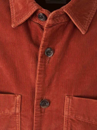 Richard J Brown Richard J. Brown Micro Corduroy Overshirt In Multi