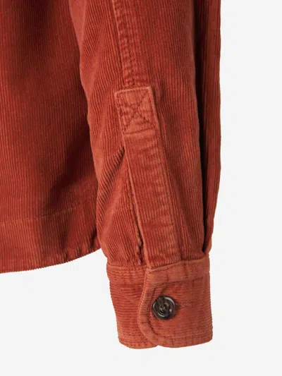 Richard J Brown Richard J. Brown Micro Corduroy Overshirt In Multi