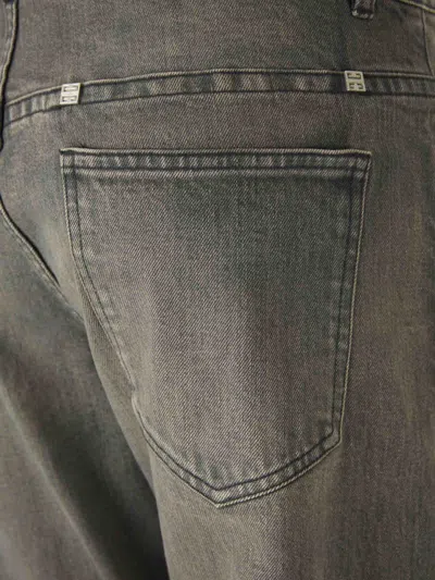 Givenchy Straight Fit Jeans In Gray