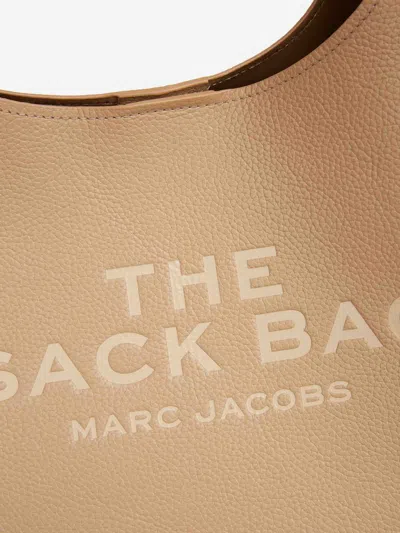 Marc Jacobs Leather The Sack Bag In Neutral