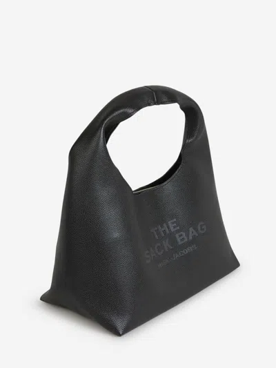 Marc Jacobs The Mini Sack Leather Handbag In Black