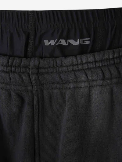 Alexander Wang Women Logo Pre Styled Biker Shorts Pants In Black
