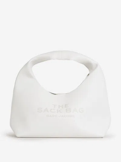 Marc Jacobs The Sack Leather Tote Bag In White