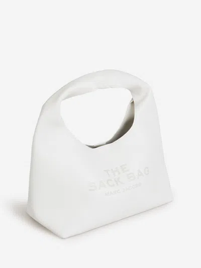 Marc Jacobs The Sack Leather Tote Bag In White