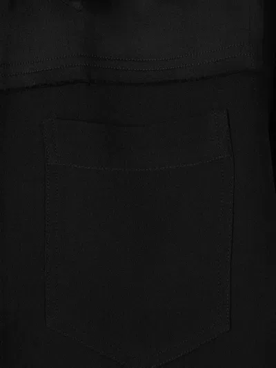 Ami Alexandre Mattiussi Ami Paris Ami De Coeur Plain Shirt In Black