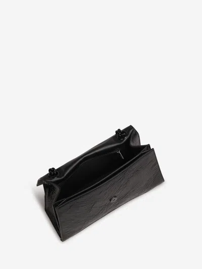 Balenciaga Crush M Shoulder Bag In Black