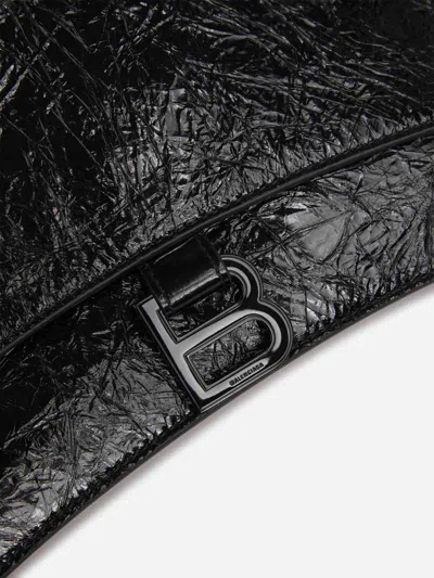Balenciaga Crush M Shoulder Bag In Black