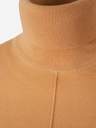 Chloé Logo-embroidered Wool Jumper In Brown