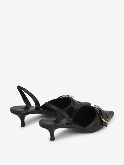 Givenchy Voyou 45mm Slingback Sandals In Black