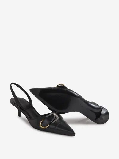 Givenchy Voyou 45mm Slingback Sandals In Black