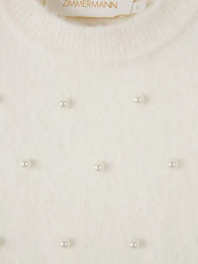 Zimmermann Illuminate Alpaca Vest In White