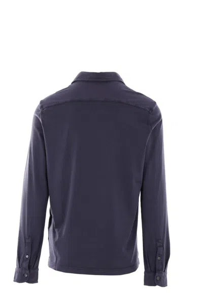 Prada Cotton Shirt In Blue