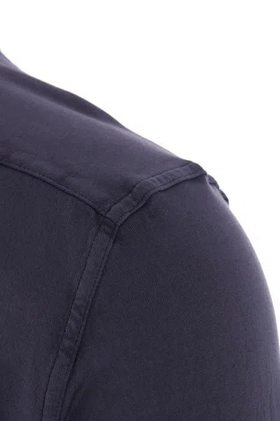 Prada Cotton Shirt In Blue