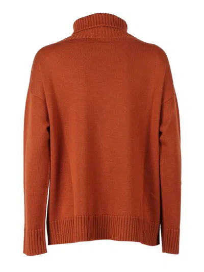 Max Mara Mm Girocoll In Orange