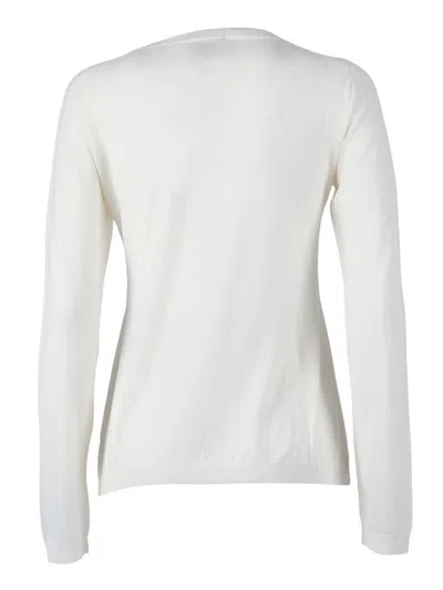 Max Mara Mm Girocoll In White