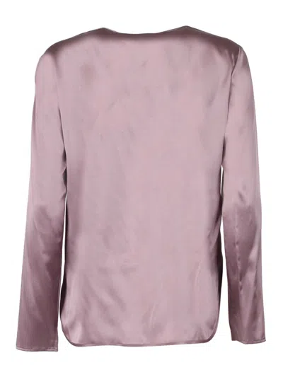 Max Mara Mm Blusa In Purple