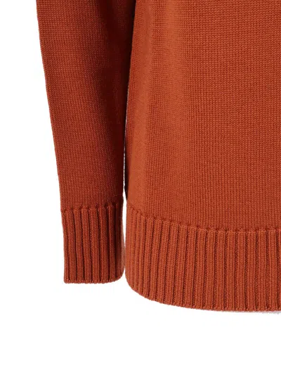 Max Mara Mm Girocoll In Orange