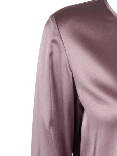 Max Mara Mm Blusa In Purple