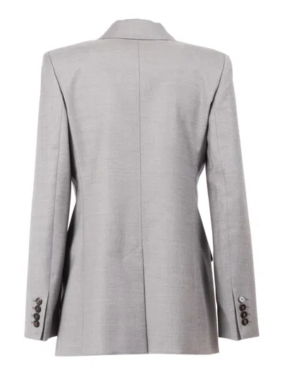 Max Mara Studio Jacket In Gray