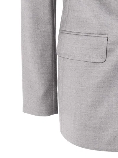 Max Mara Studio Jacket In Gray