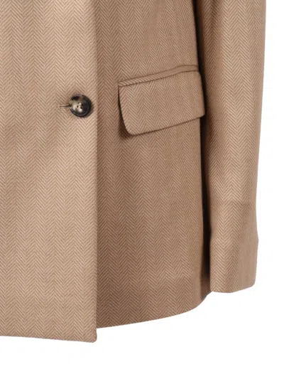 Max Mara Mm Jacket In Brown