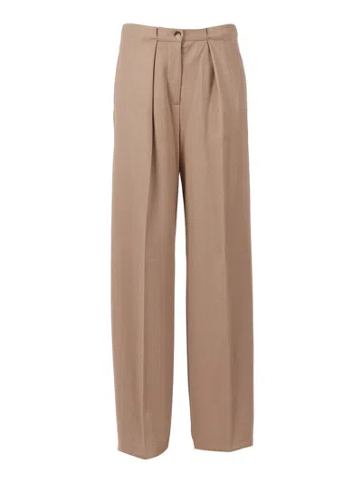 Max Mara Mm Pants In Brown