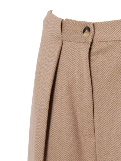 Max Mara Mm Pants In Brown