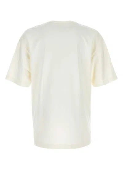 Lemaire Oversized Cotton T-shirt Chest Pocket In White