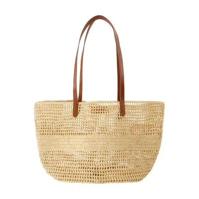 Vanessa Bruno Panier Shopper Bag In Brown