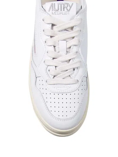 Autry Logo-patch Platform Sneakers In Multi