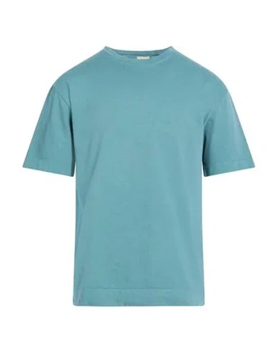Massimo Alba Man T-shirt Deep Teal Size Xs Cotton In Green