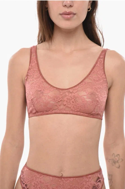 Oseree Solid Color Lace O-lover Bra